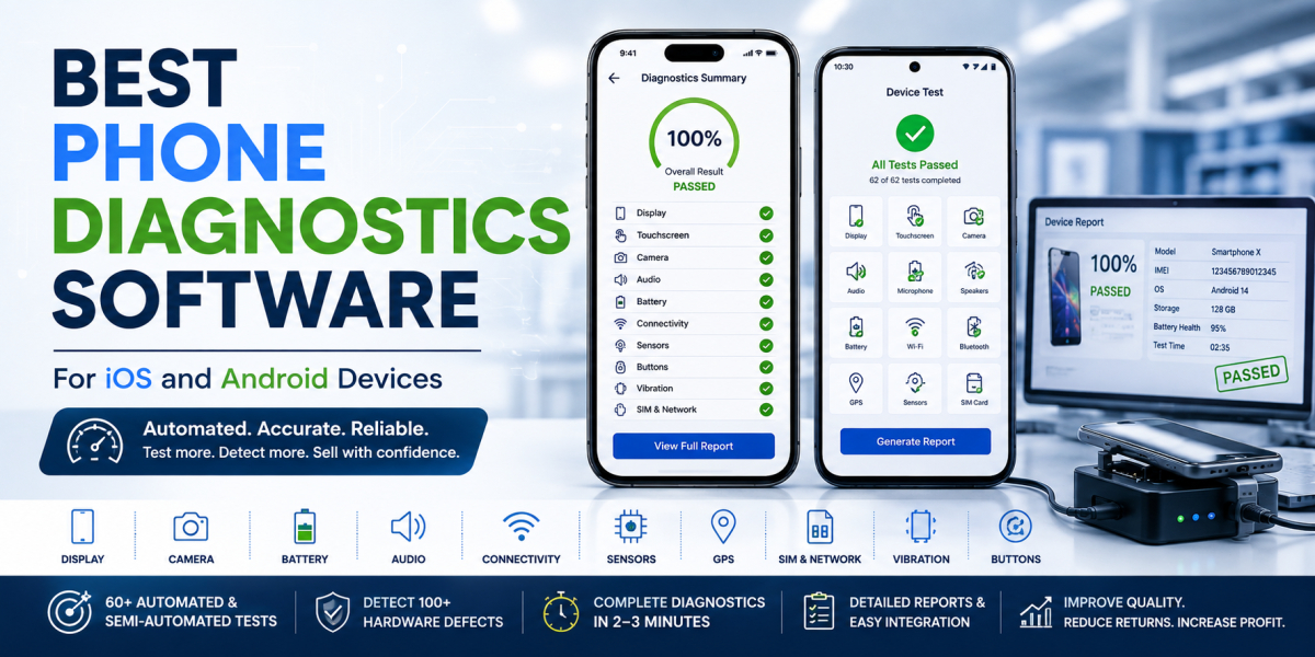 Best Phone Diagnostics Software for iOS and Android Devices