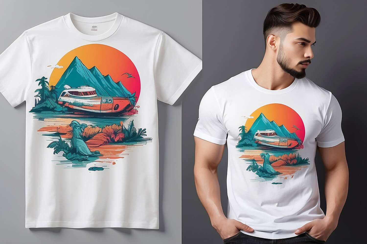 top custom men's t-shirt printing companies tennessee